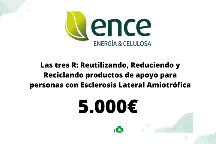 Las tres R: Reutilizando, Reduciendo y Reciclando productos de apoyo para personas con Esclerosis Lateral Amiotrófica