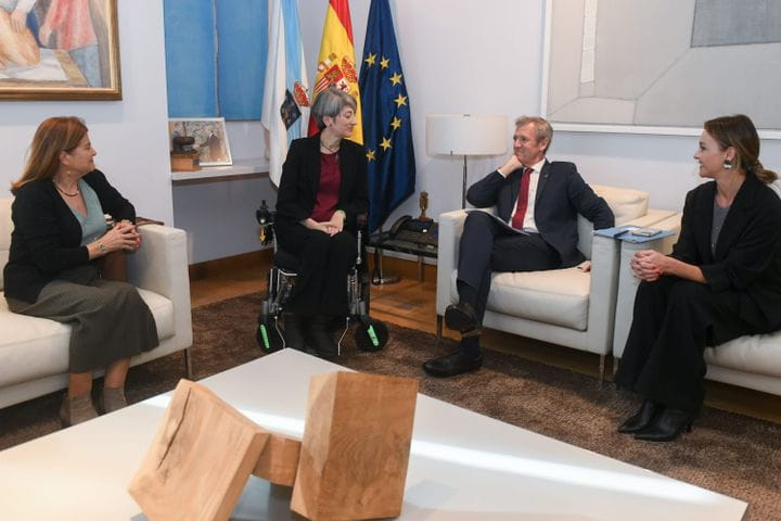 Reunión  con Alfonso Rueda