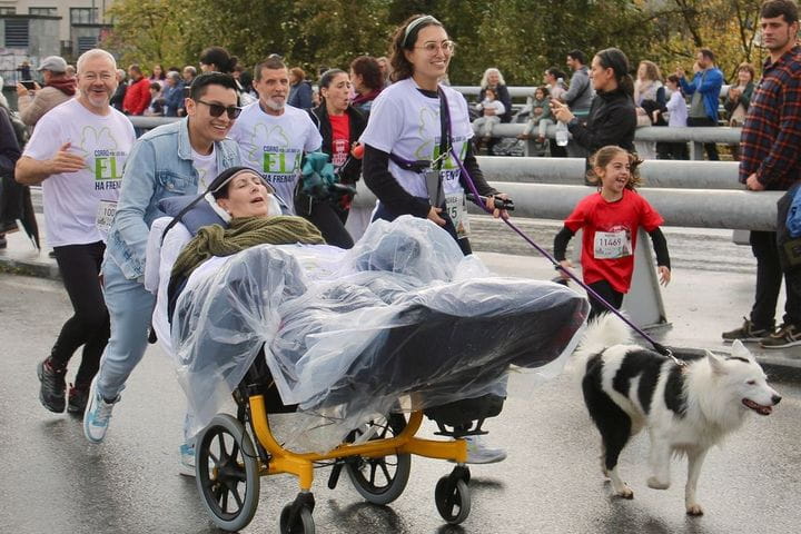 Olga na Carreira Popular de San Martiño