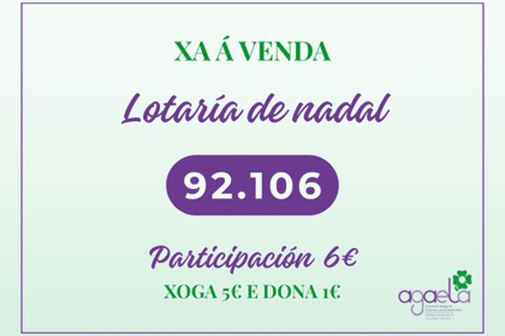 Lotaría de Nadal Agaela 2025