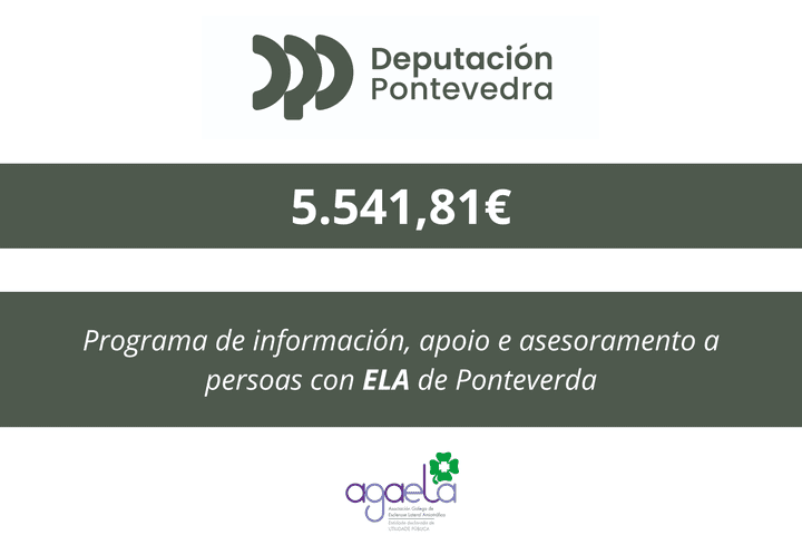 Programa de información, apoio e asesoramento a persoas con ELA de Pontevedra 2025