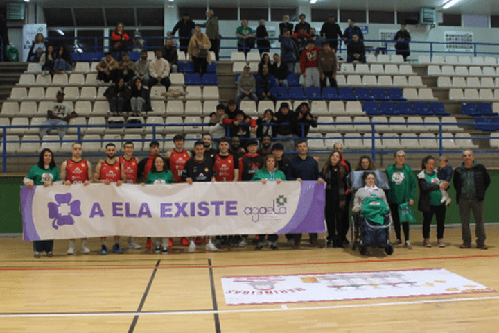 Partido de baloncesto benéfico pola ELA en Chantada